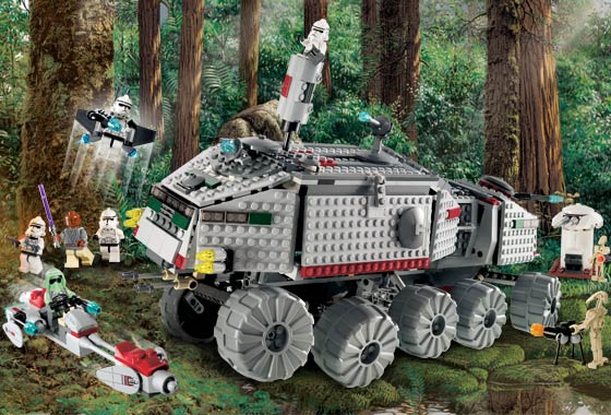 LEGO 7261-2 Clone Turbo Tank (with Non-Light-Up Mace Windu)