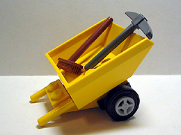 LEGO 7324-11 Advent Calendar 2005, City (Day 10) - Wheelbarrow