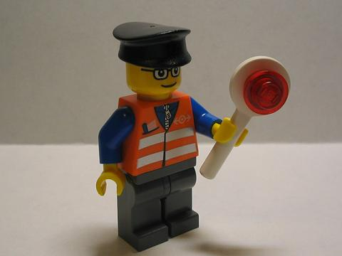 LEGO 7324-13 Advent Calendar 2005, City (Day 12) - Train Worker