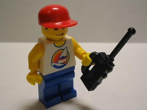 LEGO 7324-19 Advent Calendar 2005, City (Day 18) - Man with Radio