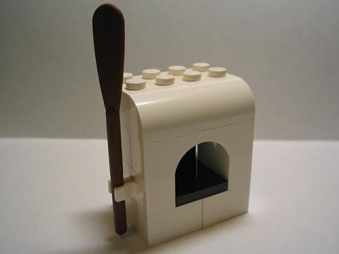 LEGO 7324-24 Advent Calendar 2005, City (Day 23) - Pizza Oven
