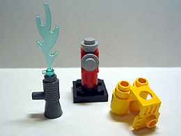 LEGO 7324-3 Advent Calendar 2005, City (Day  2) - Fire Hydrant, Hose, Air Tanks