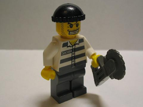 LEGO 7324-7 Advent Calendar 2005, City (Day  6) - Criminal and Buzz Saw