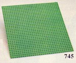 LEGO 745 Baseplate, Green