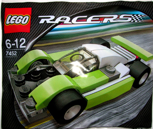 LEGO 7452 Lime / Black Racer polybag
