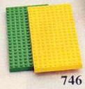 LEGO 746 Baseplates, Green and Yellow