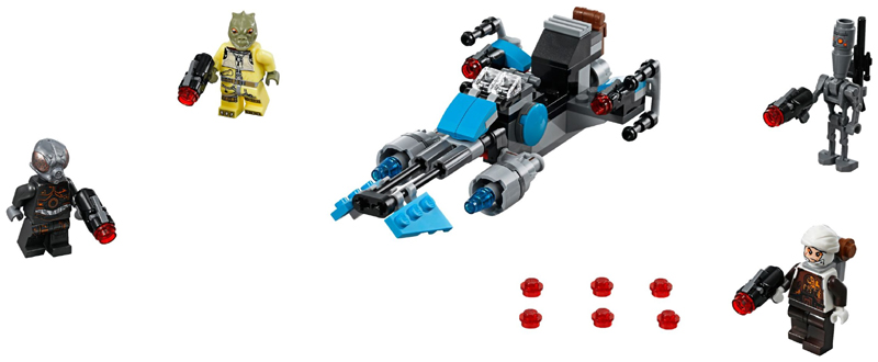 LEGO 75167 Bounty Hunter Speeder Bike Battle Pack