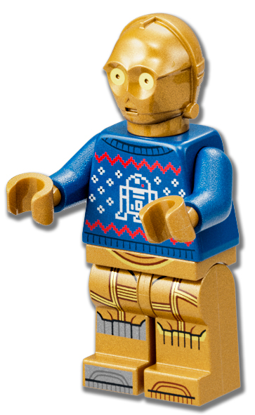 LEGO 75340-10 Advent Calendar 2022, Star Wars (Day  9) - Festive C-3PO