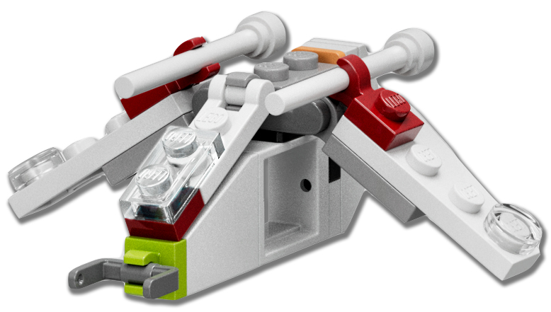 LEGO 75340-2 Advent Calendar 2022, Star Wars (Day  1) - Republic Gunship