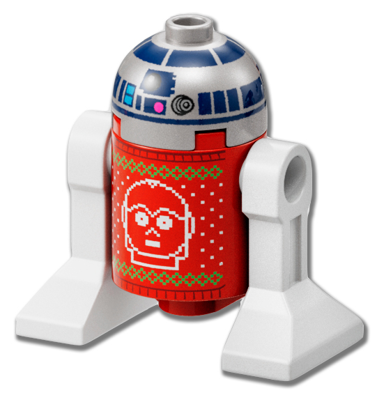 LEGO 75340-25 Advent Calendar 2022, Star Wars (Day 24) - Festive R2-D2