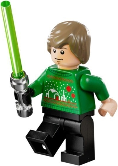 LEGO 75395-18 Advent Calendar 2024, Star Wars (Day 17) - Holiday Luke Skywalker
