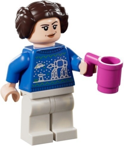 LEGO 75395-3 Advent Calendar 2024, Star Wars (Day  2) - Holiday Princess Leia