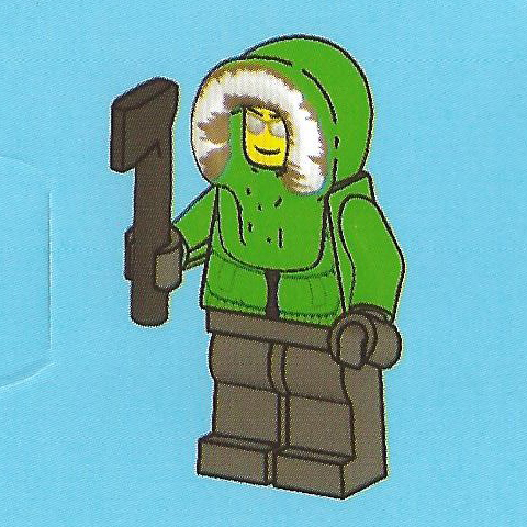 LEGO 7553-10 Advent Calendar 2011, City (Day  9) - Ice Fisherman