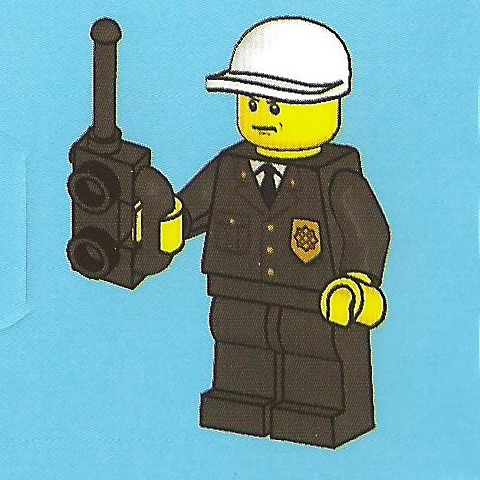 LEGO 7553-14 Advent Calendar 2011, City (Day 13) - Police Officer with Radio