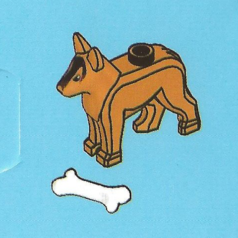 LEGO 7553-24 Advent Calendar 2011, City (Day 23) - Dog with Bone