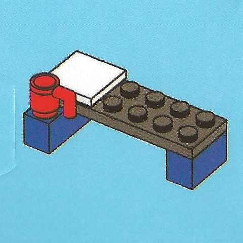 LEGO 7553-9 Advent Calendar 2011, City (Day  8) - Bed
