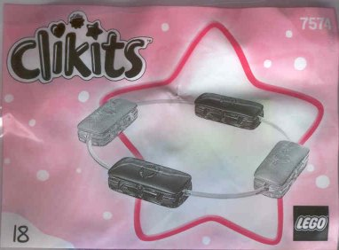 LEGO 7574-19 Advent Calendar 2005, Clikits (Day 18) - Bracelet