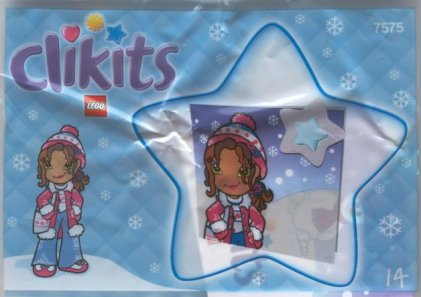 LEGO 7575-15 Advent Calendar 2004, Clikits (Day 14) - Gift Tag with Icons
