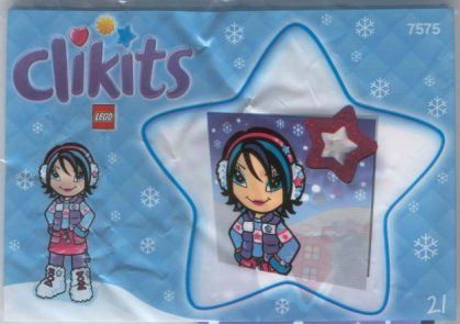 LEGO 7575-22 Advent Calendar 2004, Clikits (Day 21) - Gift Tag with Icons
