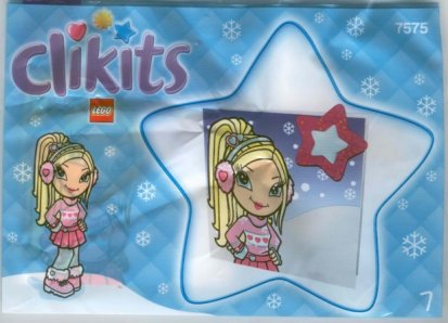 LEGO 7575-8 Advent Calendar 2004, Clikits (Day  7) - Gift Tag with Icons
