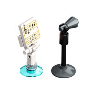 LEGO 75981-22 Advent Calendar 2020, Harry Potter (Day 21) - Sheet Music with Mic Stand