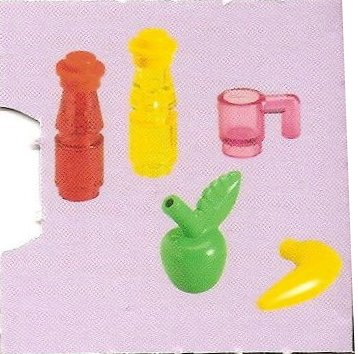 LEGO 7600-14 Advent Calendar 2007, Belville (Day 13) - Fruit, Cup and Bottles