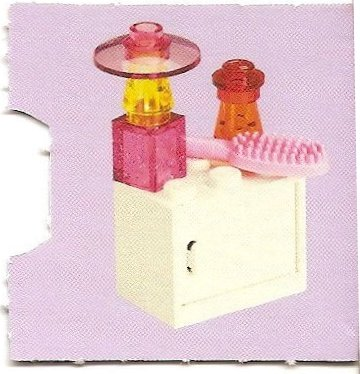 LEGO 7600-4 Advent Calendar 2007, Belville (Day  3) - Vanity Unit