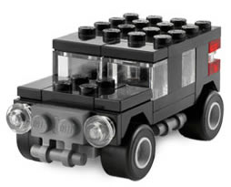 LEGO 7602 Black SUV polybag