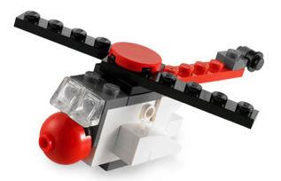 LEGO 7609 Rescue Chopper polybag