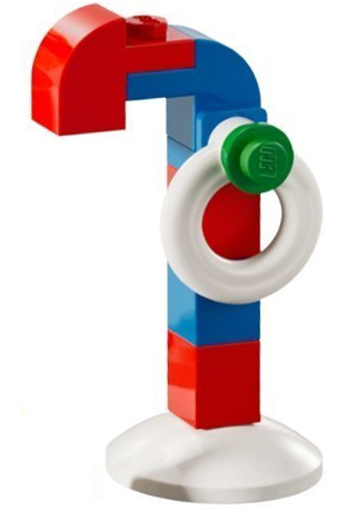 LEGO 76293-13 Advent Calendar 2024, Super Heroes, Spider-Man (Day 12) - Candy Cane Decoration
