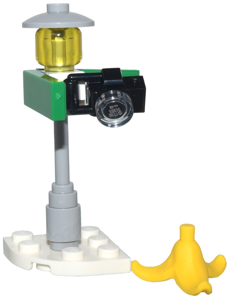 LEGO 76293-5 Advent Calendar 2024, Super Heroes, Spider-Man (Day  4) - Street Light with Camera and Banana Peel