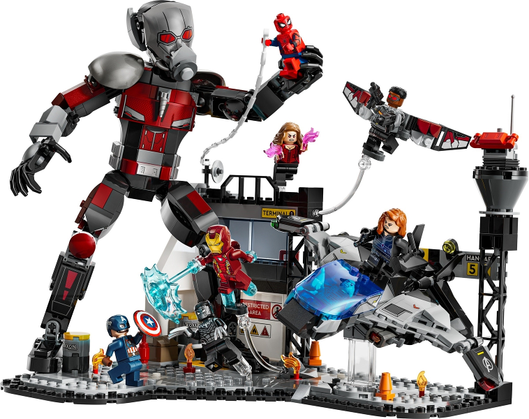 LEGO 76314 Captain America: Civil War Battle