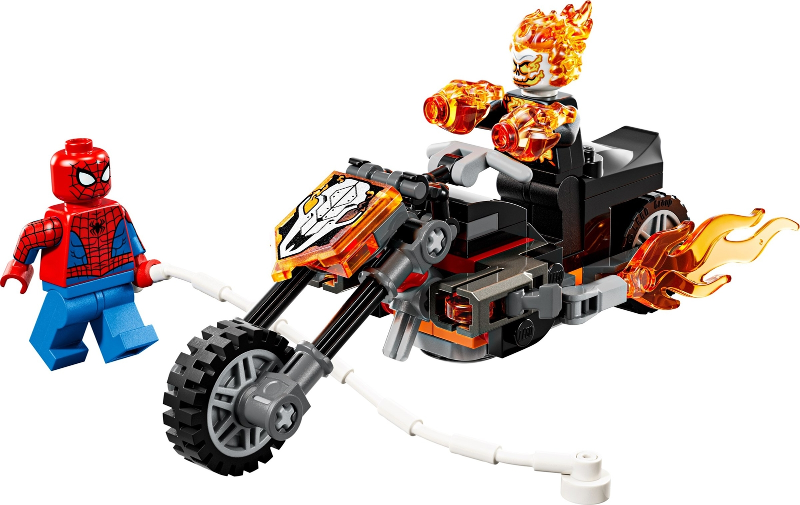 LEGO 76335 Spider-Man vs. Ghost Rider Motorcycle