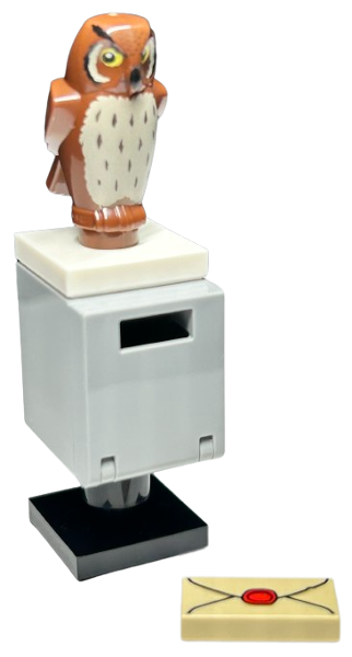 LEGO 76418-12 Advent Calendar 2023, Harry Potter (Day 11) - Mailbox with Letter and Owl