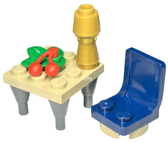 LEGO 76418-21 Advent Calendar 2023, Harry Potter (Day 20) - Table with Lamp and Chair (Three Broomsticks Inn)