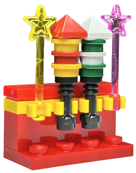 LEGO 76418-7 Advent Calendar 2023, Harry Potter (Day  6) - Magic Wand Display
