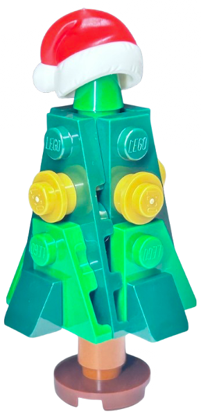 LEGO 76438-19 Advent Calendar 2024, Harry Potter (Day 18) - Tree with Santa Hat