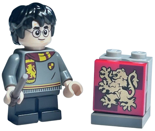 LEGO 76438-2 Advent Calendar 2024, Harry Potter (Day  1) - Harry Potter and Gryffindor Tile