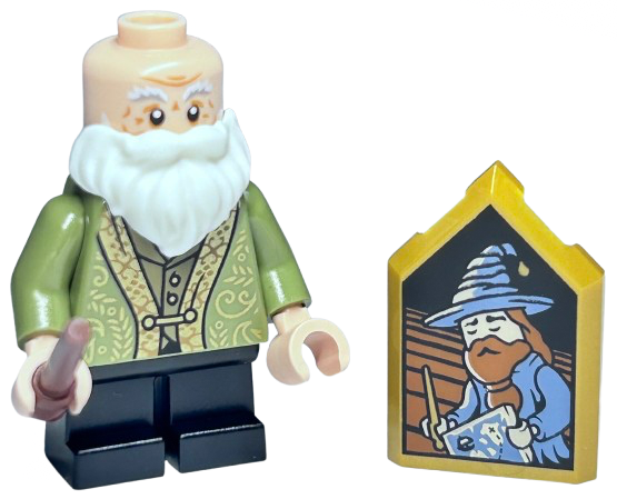 LEGO 76438-20 Advent Calendar 2024, Harry Potter (Day 19) - Professor Flitwick and 1 Random Collectible Portrait