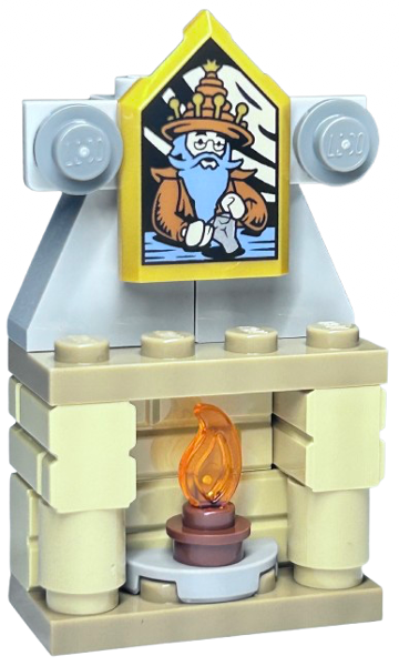 LEGO 76438-21 Advent Calendar 2024, Harry Potter (Day 20) - Fireplace with 1 Random Collectible Portrait
