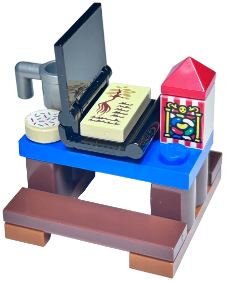 LEGO 76438-6 Advent Calendar 2024, Harry Potter (Day  5) - Table with Book and Food