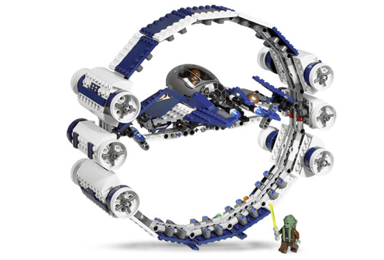 LEGO 7661 Jedi Starfighter with Hyperdrive Booster Ring