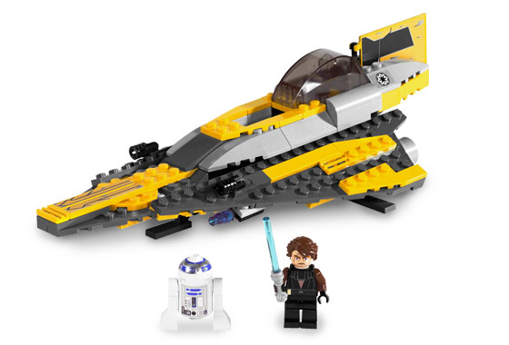 LEGO 7669-2 Anakin's Jedi Starfighter, Clone Wars White Box