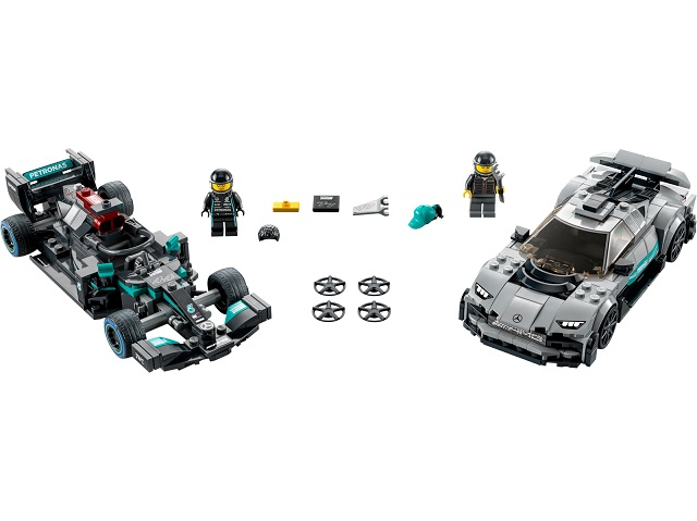 LEGO 76909 Mercedes-AMG F1 W12 E Performance & Mercedes-AMG Project One