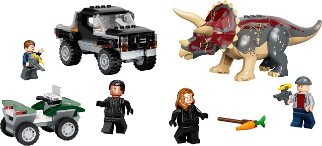 LEGO 76950 Triceratops Pick-up Truck Ambush