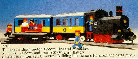 LEGO 7710 Push-Along Passenger Steam Train