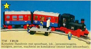 LEGO 7715 Push-Along Passenger Steam Train