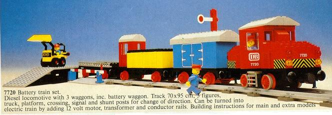 LEGO 7720 Diesel Freight Train Set, battery