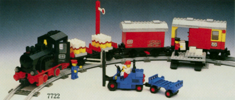LEGO 7722 Steam Cargo Train, battery