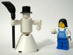 LEGO 7724-25 Advent Calendar 2008, City (Day 24) - Female and Snowman